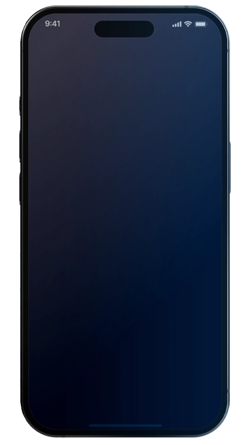Interfaccia di trading mobile di QuantgenX AI
